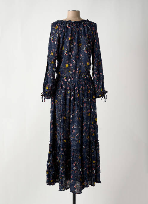 Robe longue bleu TEDDY SMITH pour femme