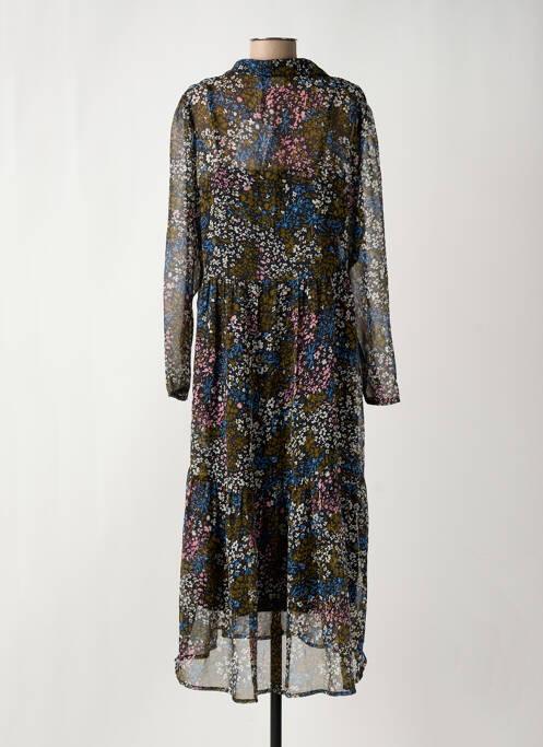 Robe longue noir ICHI pour femme