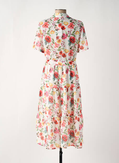 Robe mi-longue blanc NA-KD pour femme