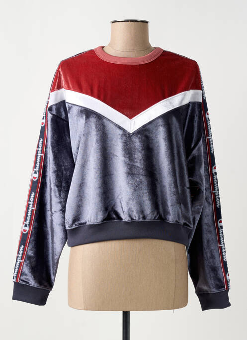 Sweat-shirt bleu CHAMPION pour femme