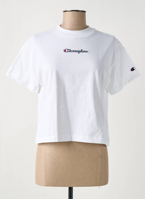 T-shirt blanc CHAMPION pour femme
