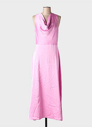 Robe longue sans manche sans manche rose MARAISLISE femme