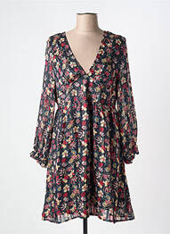Robe courte manches longues manches longues noir LILI & LALA femme