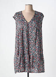 Tunique manches courtes tissage crêpe noir C'FLO femme