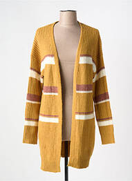 Gilet manches longues stretch jaune V.CODE femme