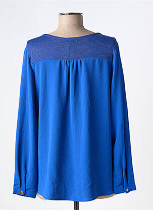 Blouse manches longues manches longues bleu IT HIPPIE femme
