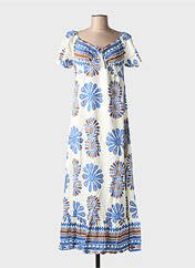 Robe longue bleu C'FLO pour femme seconde vue