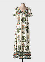 Robe longue vert C'FLO pour femme seconde vue