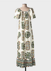 Robe longue vert C'FLO pour femme seconde vue