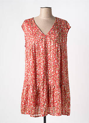 Tunique manches courtes rouge C'FLO pour femme