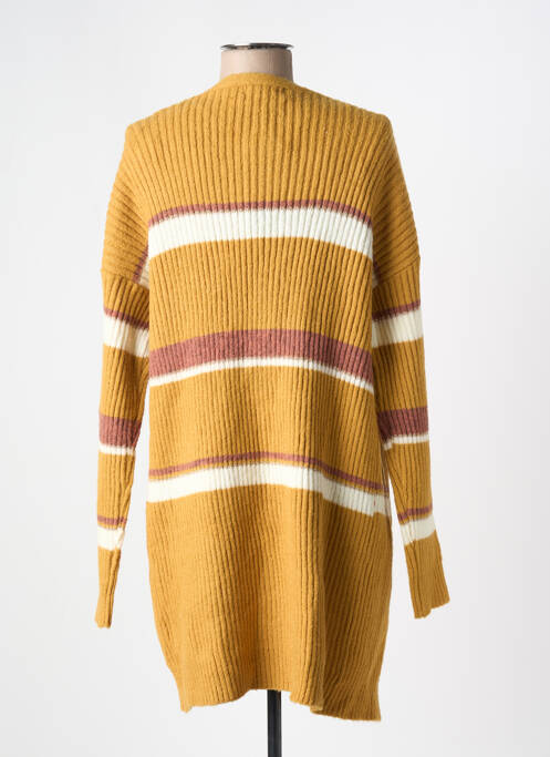 Gilet manches longues jaune V.CODE pour femme