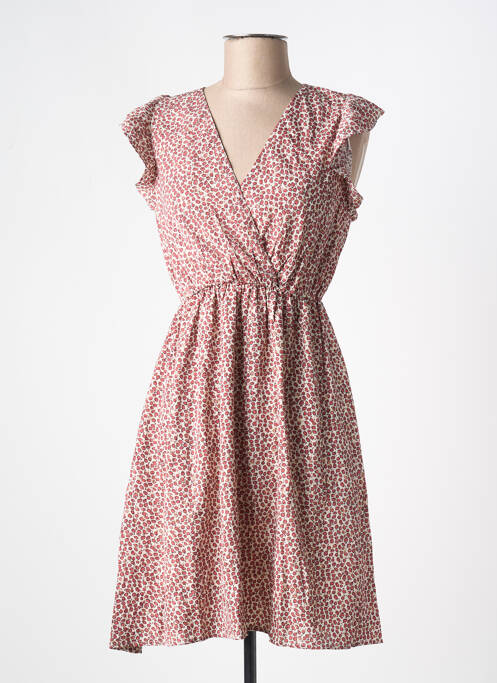 Robe courte orange BY ONE pour femme