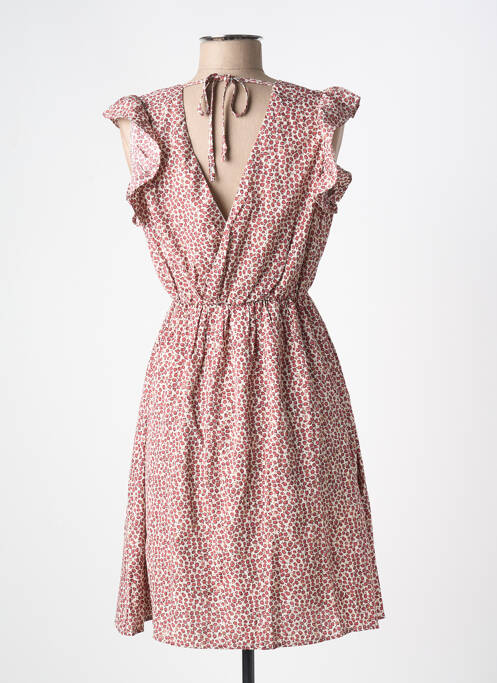 Robe courte orange BY ONE pour femme