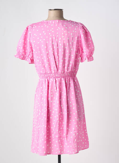 Robe courte rose LILI & LALA pour femme