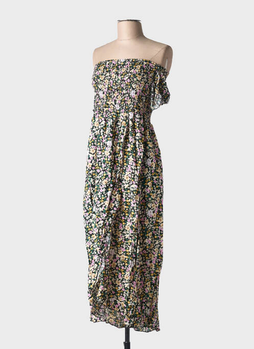 Robe mi-longue noir C'FLO pour femme