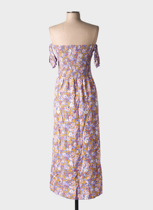 Robe mi-longue violet C'FLO pour femme