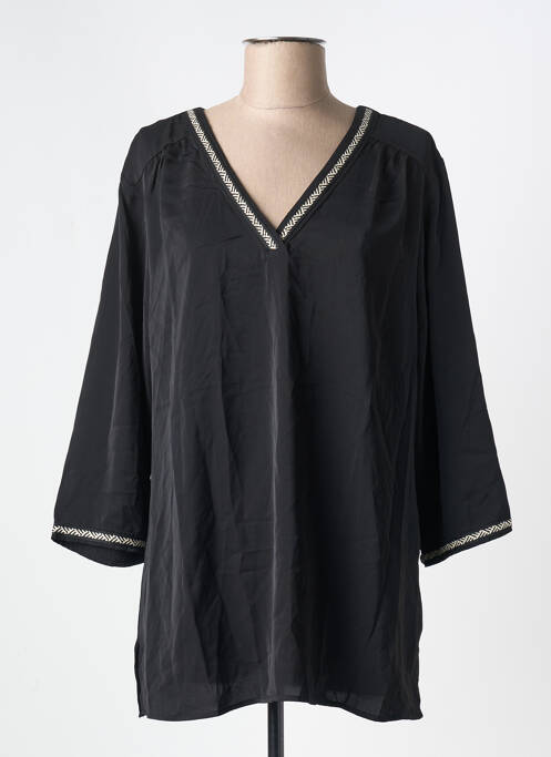 Tunique manches longues noir NOOGAT BY AKOZ pour femme