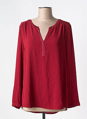 Chemisier coupe fluide manches longues rouge IT HIPPIE femme