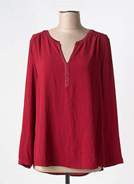 Chemisier coupe fluide manches longues rouge IT HIPPIE femme