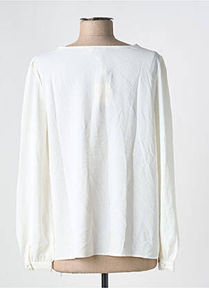 Blouse manches longues manches longues blanc CERISE BLUE femme