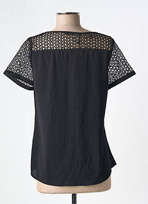 Top manches courtes manches courtes noir AKOZ femme