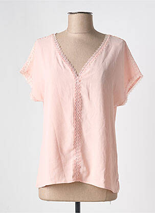 Top manches courtes manches courtes rose CERISE BLUE femme