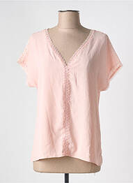 Top manches courtes manches courtes rose CERISE BLUE femme