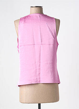 Top coupe cintrée sans manche rose MARAISLISE femme