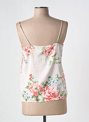 Top imprimé fantaisie fines bretelles rose JS MILLENIUM femme