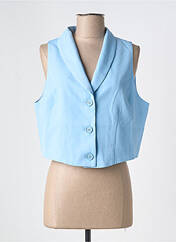Gilet sans manche bleu AMY&CLO pour femme seconde vue