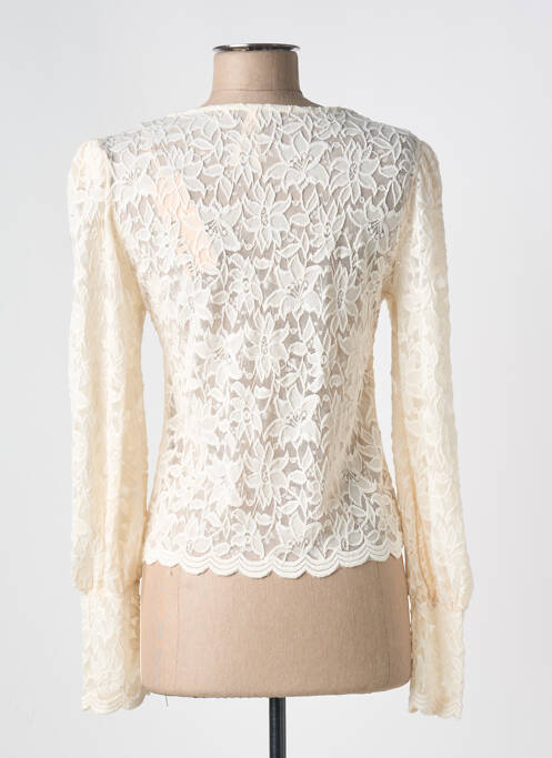 Top beige ELLI WHITE pour femme