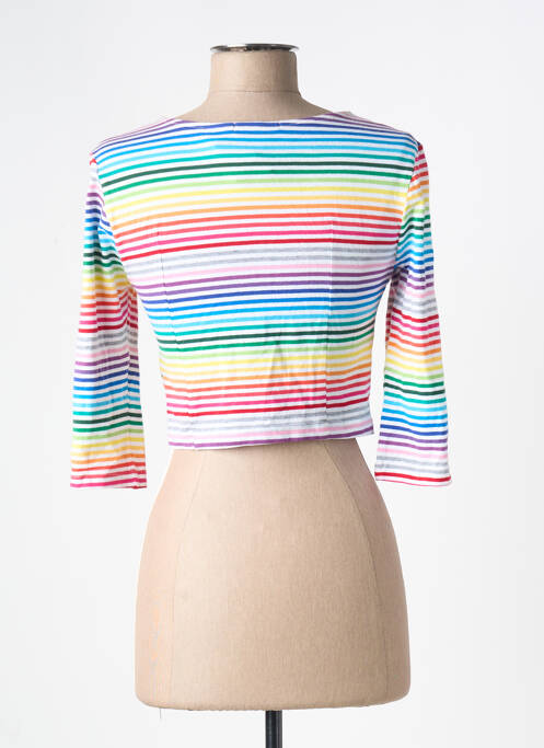 Top bleu H F WOMAN COLLECTION pour femme