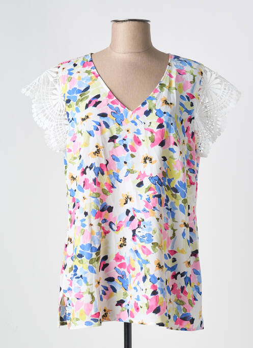 Top bleu NOUGAT femme