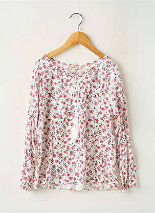 Blouse blanc PM LOVING pour fille