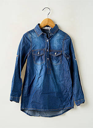 Blouse bleu JOLIE MISS pour fille
