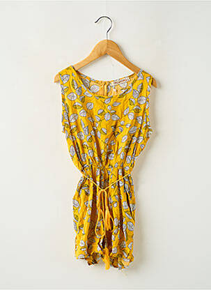 Combishort jaune PM LOVING pour fille