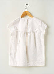 Top blanc MINI MIGNON pour fille seconde vue