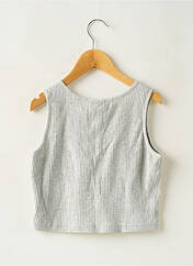 Top gris LOEVIA pour fille seconde vue
