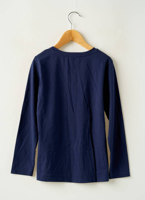Top coupe droite manches longues bleu MINI MIGNON fille
