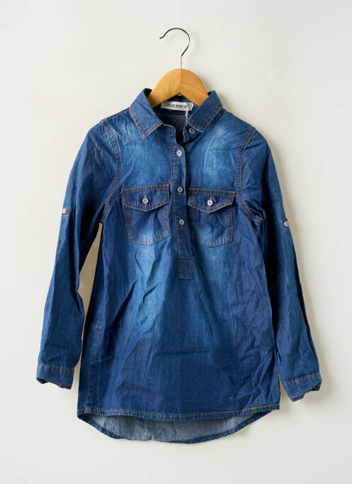 Blouse bleu JOLIE MISS pour fille