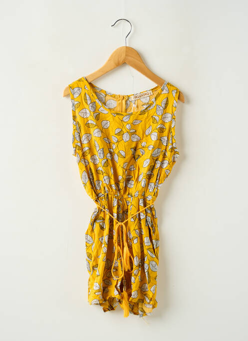 Combishort jaune PM LOVING pour fille