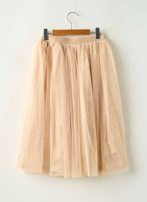 Jupe mi-longue beige ALICIA & HEKTOR pour fille