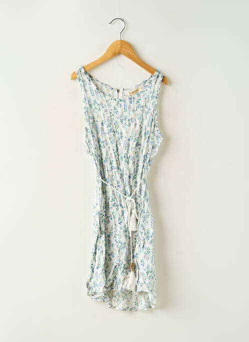 Robe mi-longue blanc PM LOVING pour fille