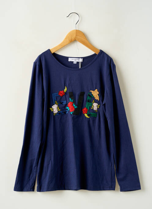 Top bleu MINI MIGNON pour fille