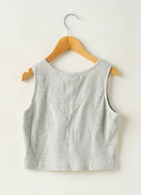 Top gris LOEVIA pour fille