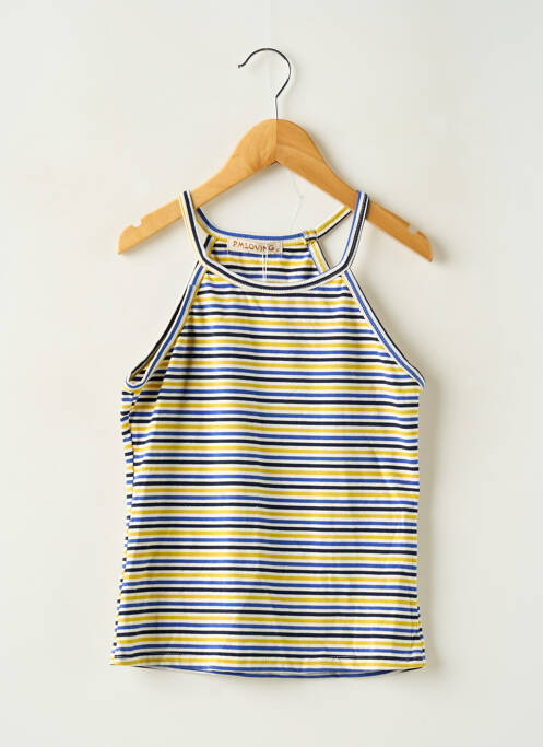 Top jaune PM LOVING pour fille