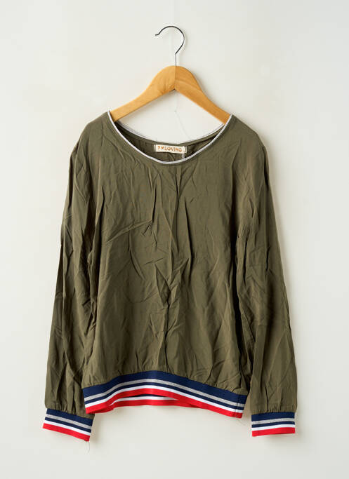 Top vert PM LOVING pour fille