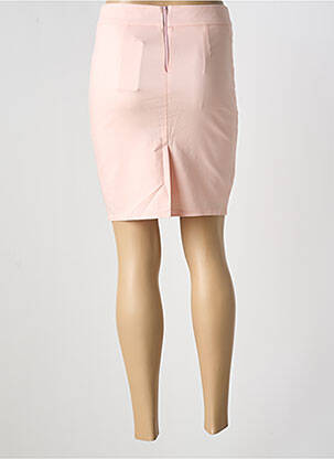 Jupe courte taille haute rose FREESIA femme