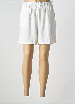 Short coupe fluide taille haute blanc LILI & LALA femme