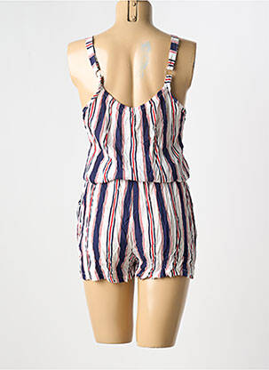 Combishort fines bretelles fines bretelles bleu AIRISA femme